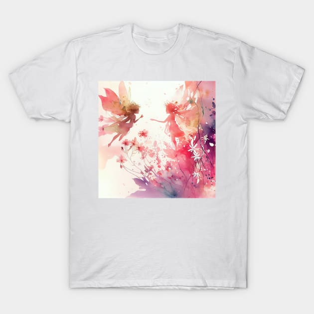 Fairies at the bottom of the garden 02 T-Shirt by EmilyDayDreams